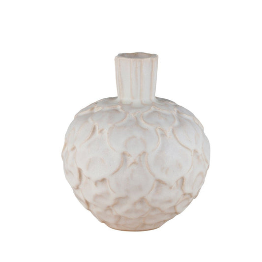 Artichoke Vase Medium White Eleish Van Breems Home