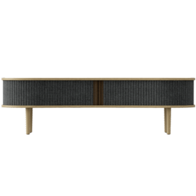 Audacious TV Bench Oak Finish Eleish Van Breems Home