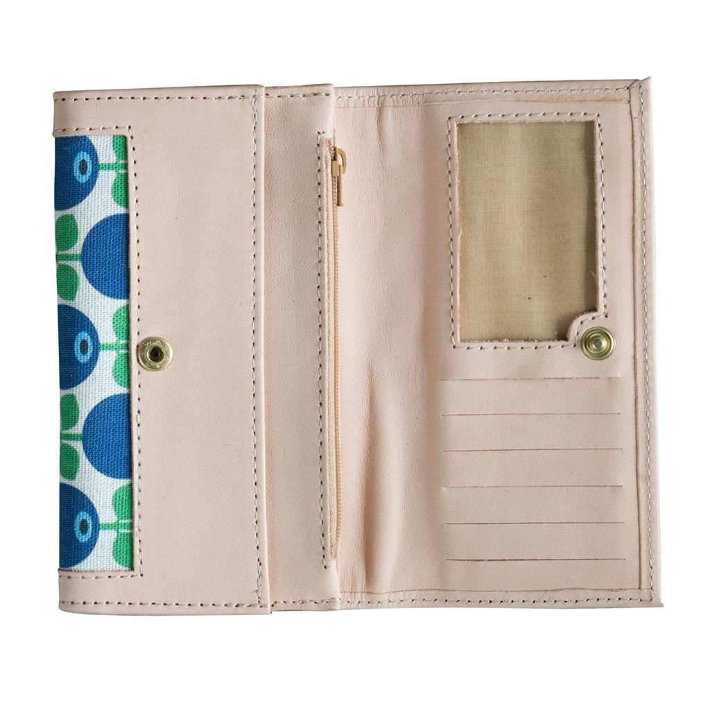 Blueberry Leather Wallet by Floryd Eleish Van Breems Home