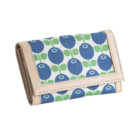 Blueberry Leather Wallet by Floryd Eleish Van Breems Home