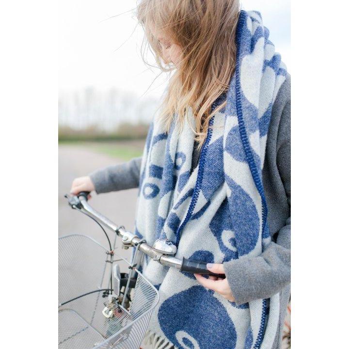 Blueberry Wool Scarf by Floryd Eleish Van Breems Home