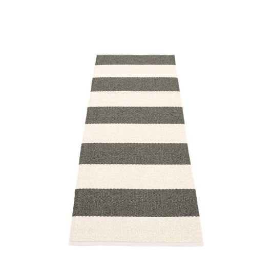 Bob Runner 2 1/4' X 6 1/2' Charcoal/Vanilla Eleish Van Breems Home
