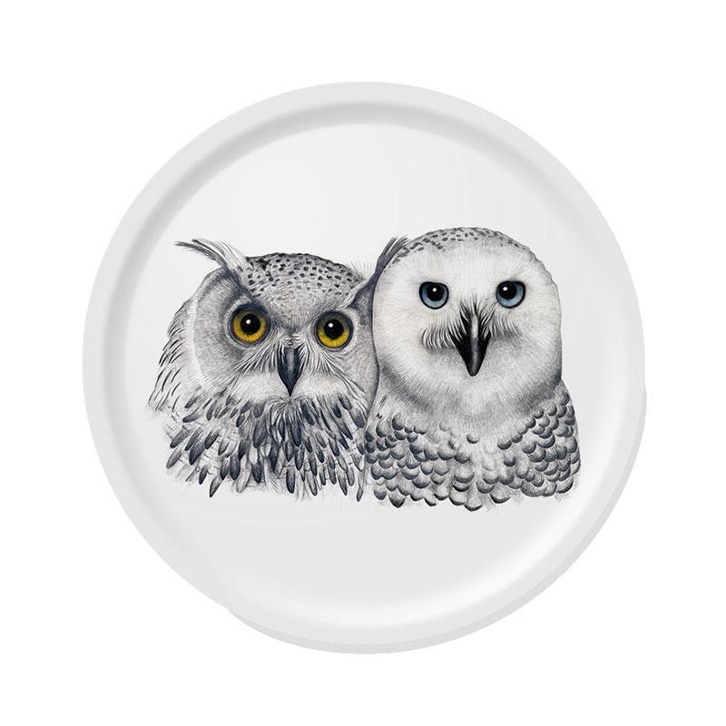 Charlotte Nicolin Round Tray Medium Contemplation Eleish Van Breems Home
