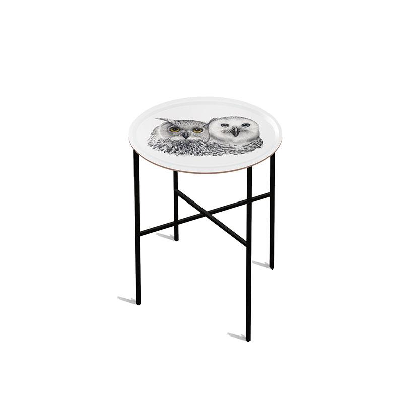 Charlotte Nicolin Round Tray Table 14" Contemplation Eleish Van Breems Home