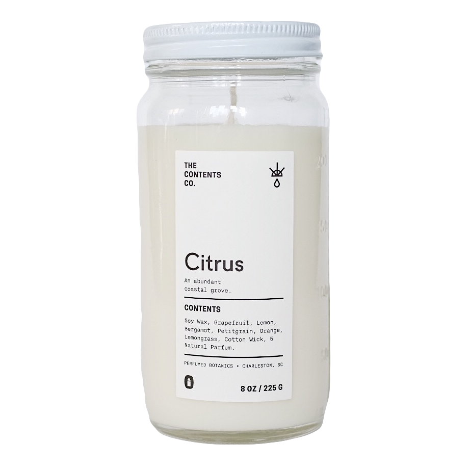 Citrus Botanical Candle 8 oz 8oz Eleish Van Breems Home