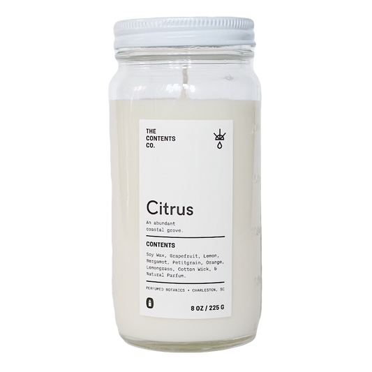 Citrus Botanical Candle 8 oz 8oz Eleish Van Breems Home