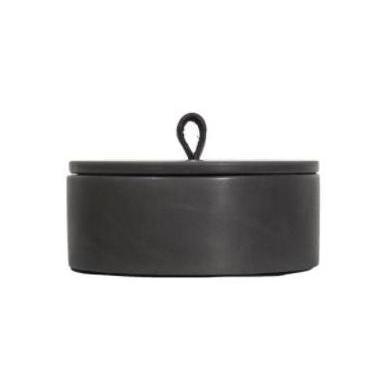 Concrete Large Leather Loop Box Eleish Van Breems Home