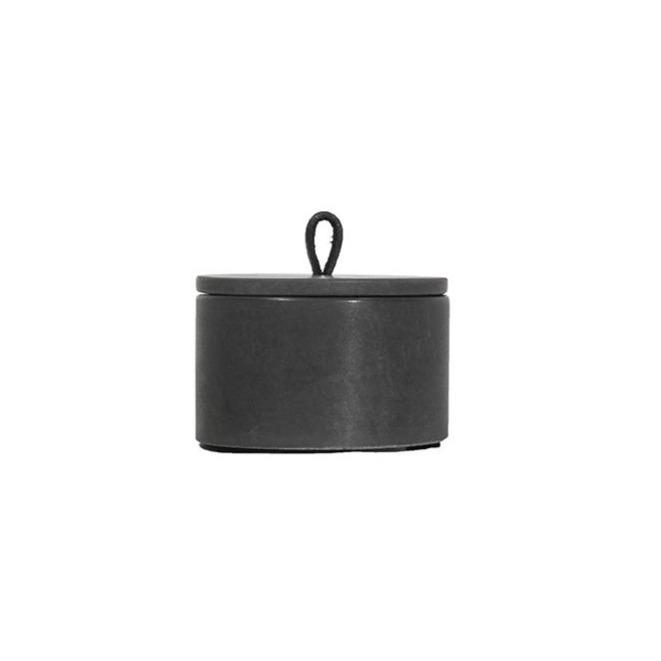 Concrete Small Leather Loop Box Eleish Van Breems Home