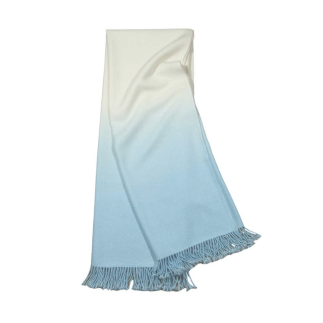 Dip-Dyed Alpaca Throw Sky Eleish Van Breems Home