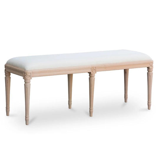 Drottningholm Bench Long Natural Eleish Van Breems Home