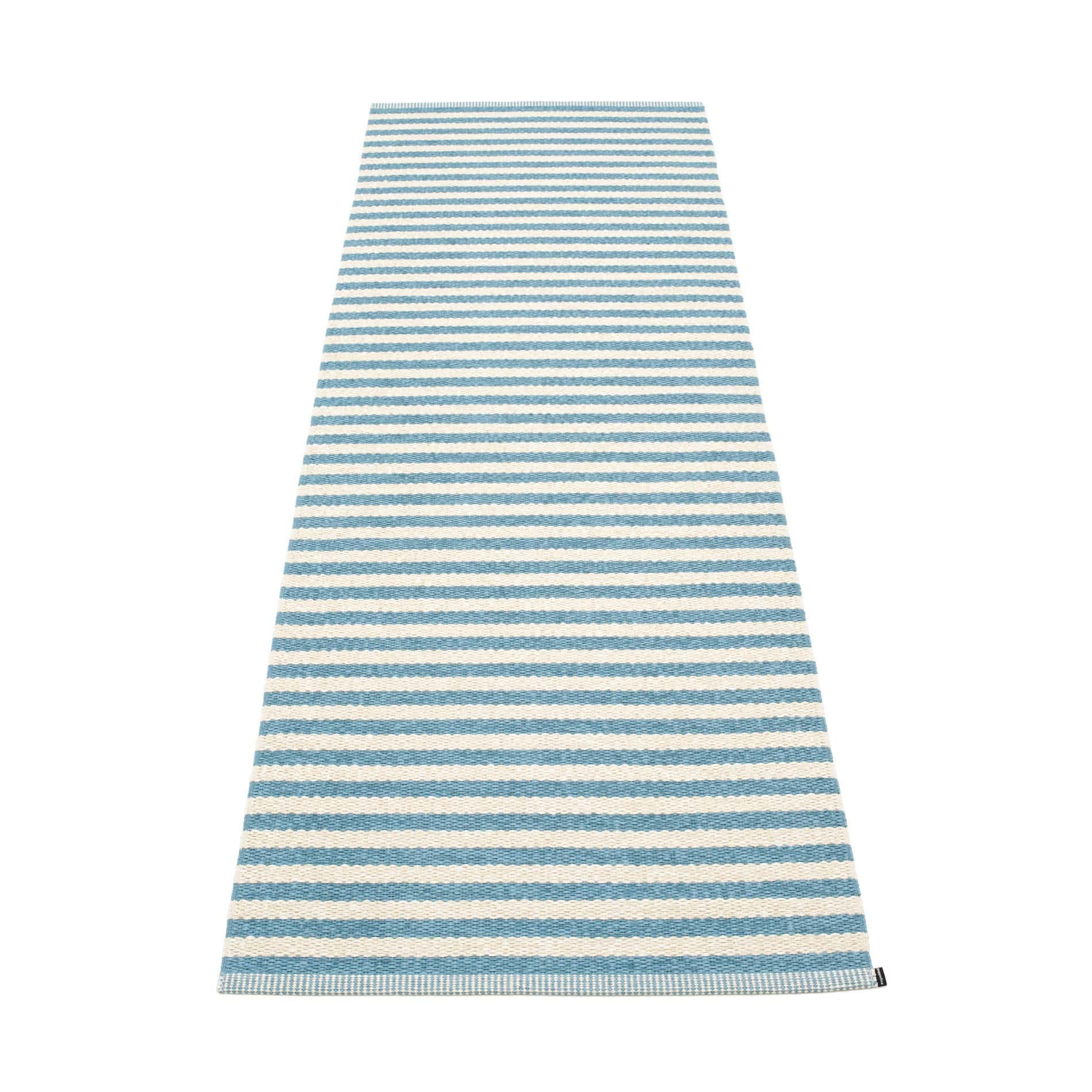 Duo Runner - 2 3/4' X 5 1/4' Misty Blue/Vanilla Eleish Van Breems Home