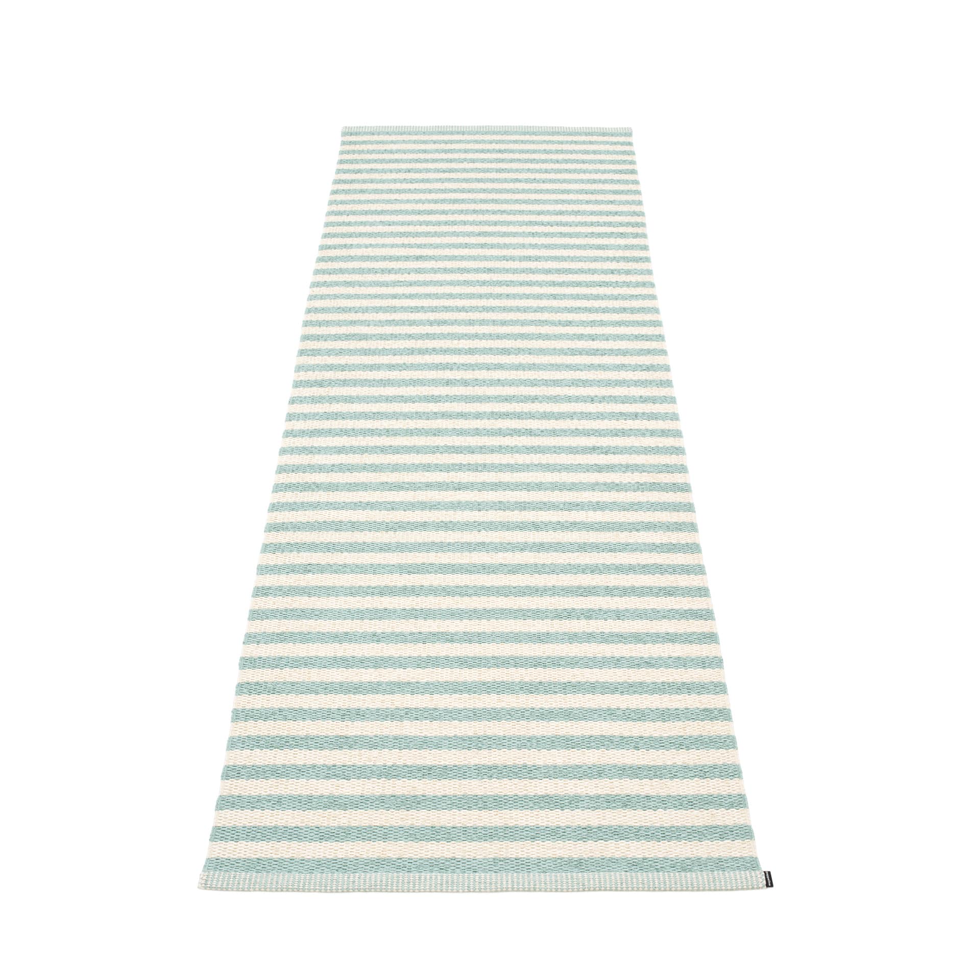 Duo Runner - 2 3/4' X 5 1/4' Pale Turquoise/Vanilla Eleish Van Breems Home