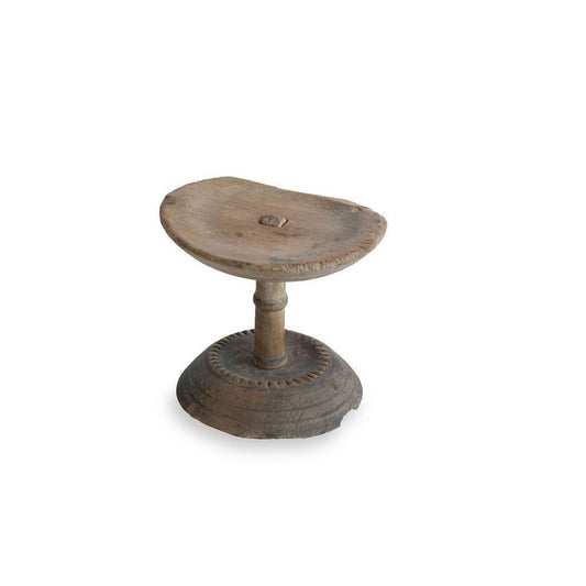 Early 18th c. Swedish wooden cheese stand Eleish Van Breems Home