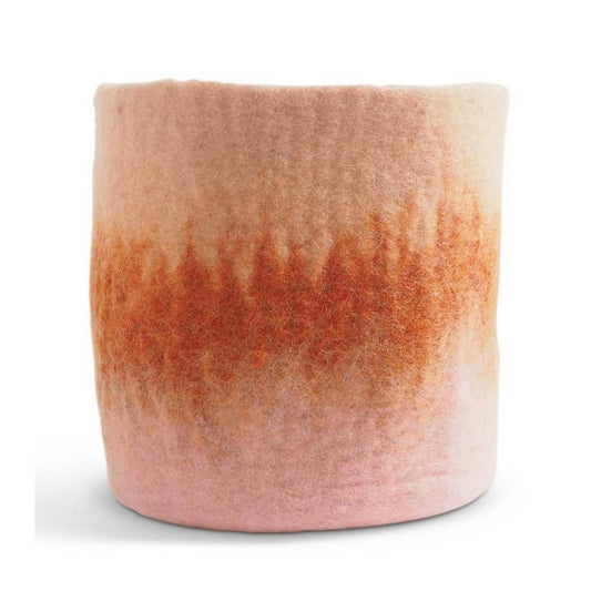 Extra Large Wool Flower Pot Terracotta Eleish Van Breems Home