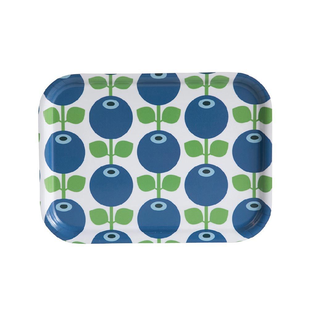 Floral Rectangular Tray Blueberry Eleish Van Breems Home