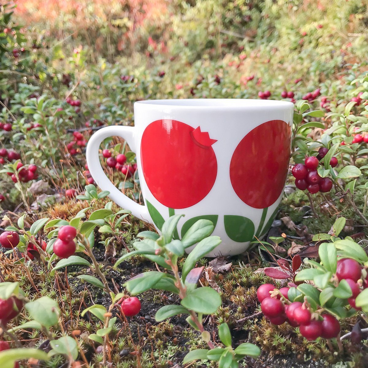 Floral Teacup Lingonberry Eleish Van Breems Home