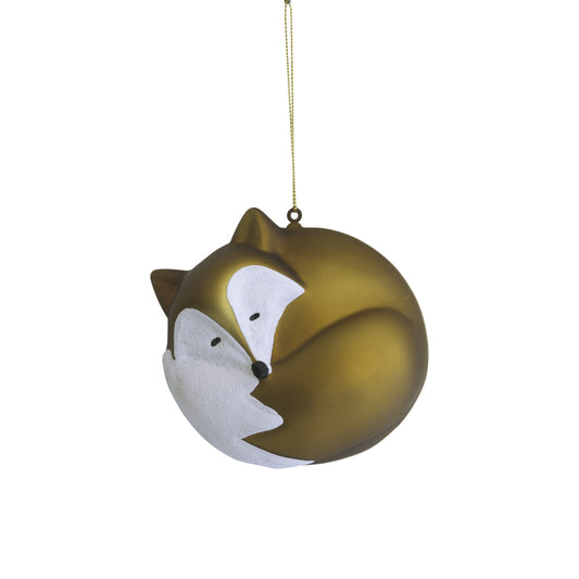 Gold Fox Ornament Eleish Van Breems Home