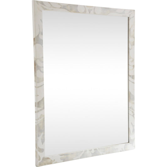 Gold & White Mirror Eleish Van Breems Home