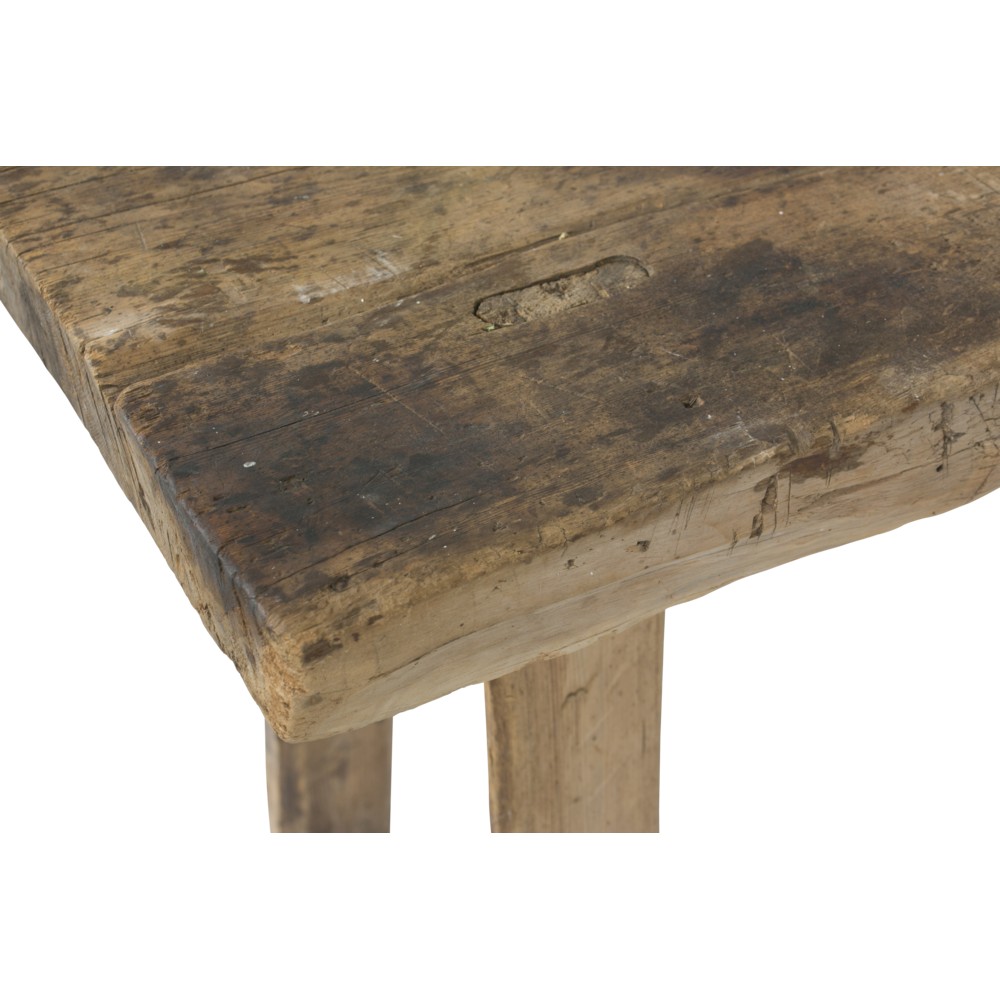 L. 18th C. Rustic Swedish Farm Table Eleish Van Breems Home