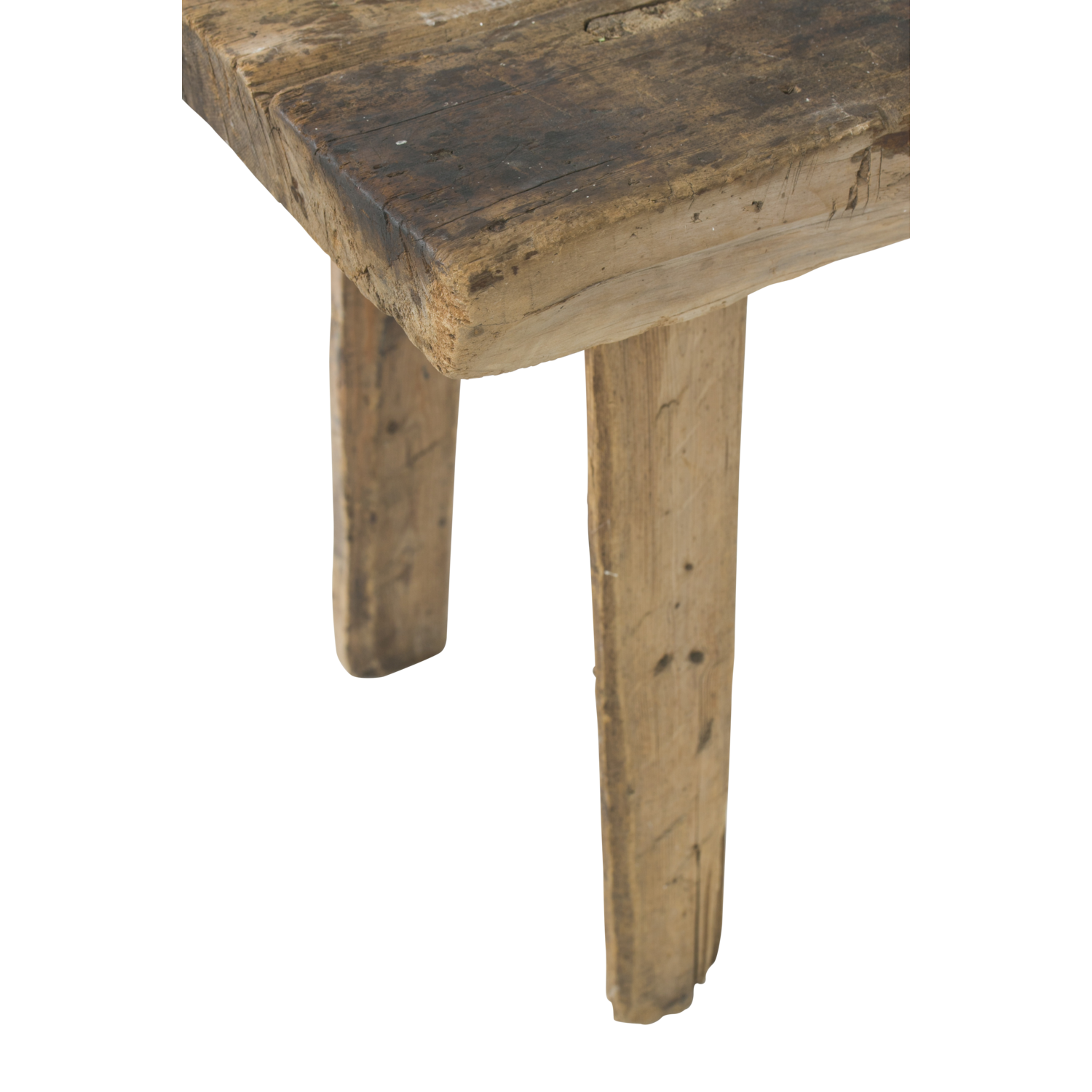 L. 18th C. Rustic Swedish Farm Table Eleish Van Breems Home