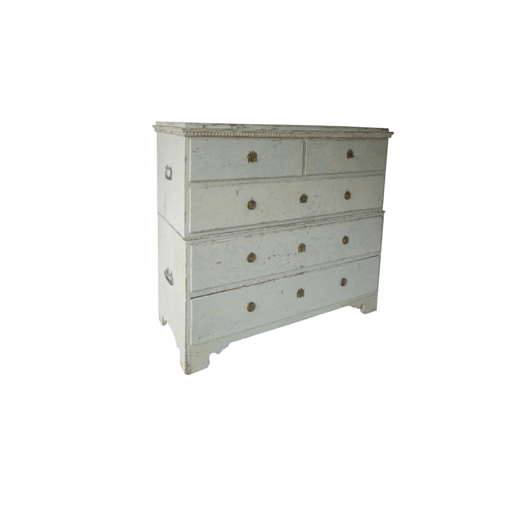 L. 18th C. Swedish Gustavian Chest Eleish Van Breems Home