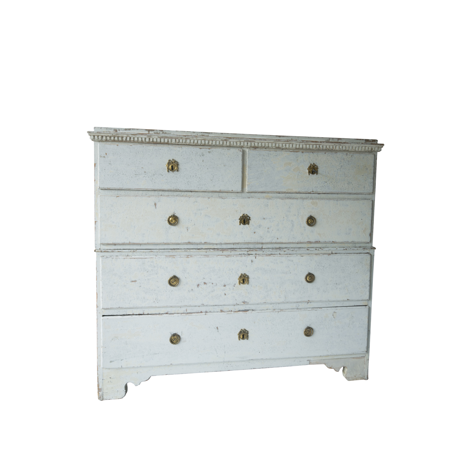 L. 18th C. Swedish Gustavian Chest Eleish Van Breems Home
