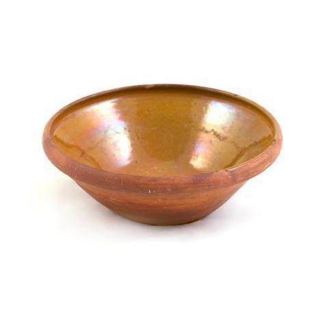 Large Swedish Terra Cotta Dairy Bowl Eleish Van Breems Home