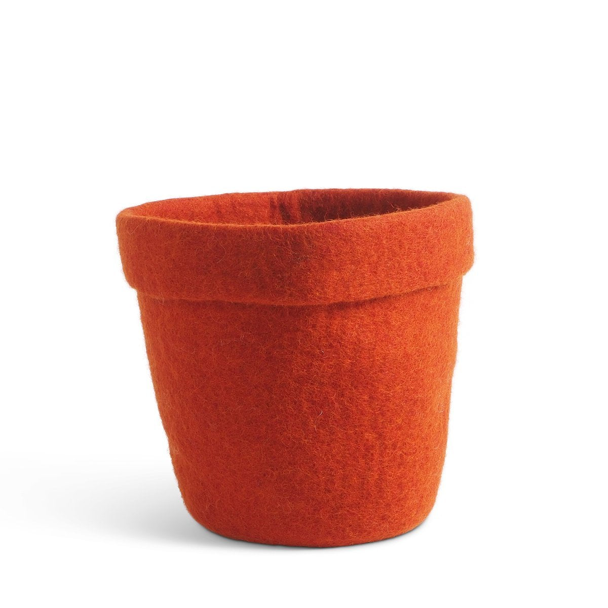 Large Wool Flower Pot Rust Eleish Van Breems Home