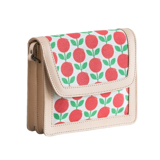 Lingonberry Leather Handbag Eleish Van Breems Home