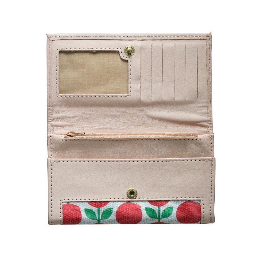 Lingonberry Leather Wallet Eleish Van Breems Home