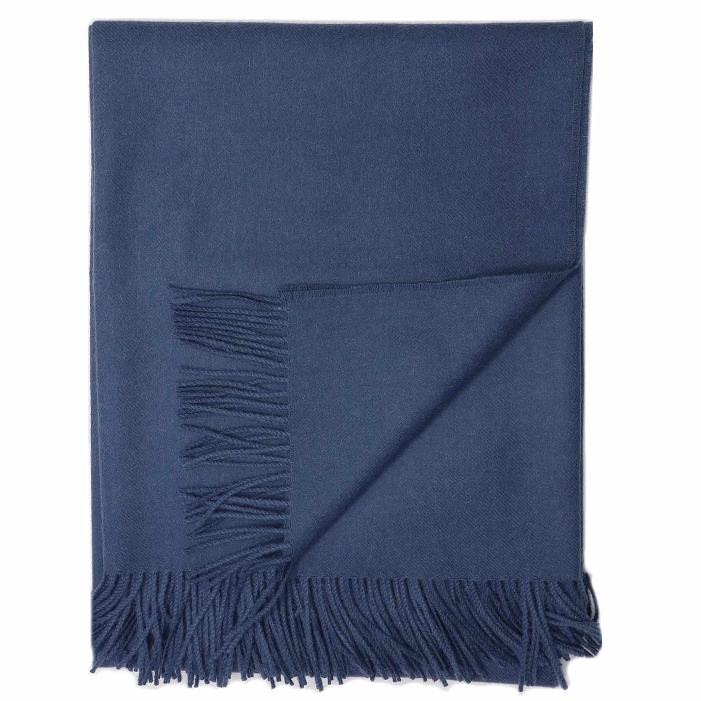 Madison Throw Classic Slate Blue Eleish Van Breems Home