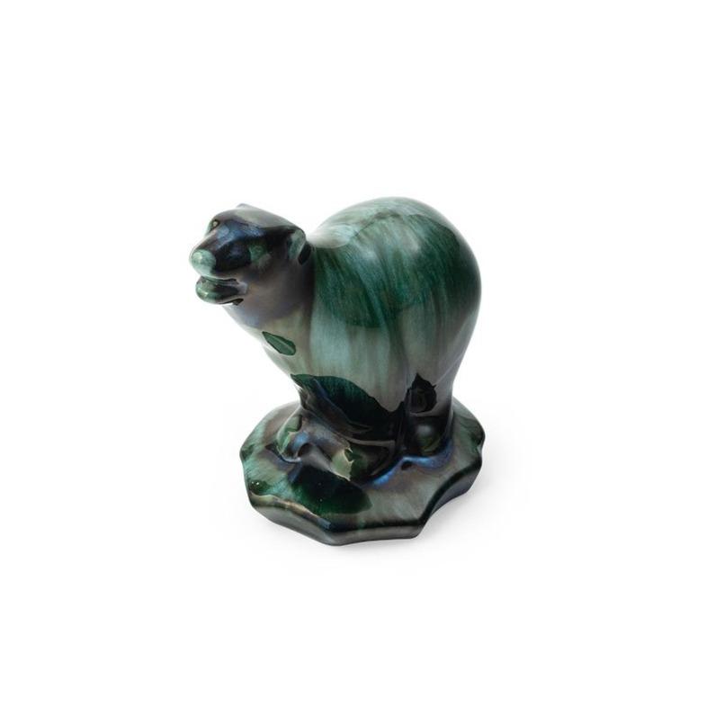 Malachite Glazed Polar Bear Eleish Van Breems Home