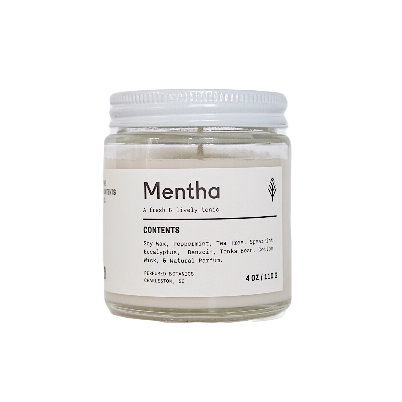 Mentha Botanical Candle 4 oz 4oz Eleish Van Breems Home
