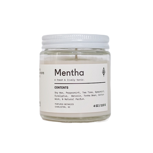 Mentha Botanical Candle 4 oz 4oz Eleish Van Breems Home
