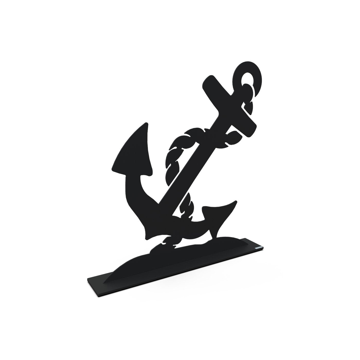 Metal Anchor Sculpture Small Black Eleish Van Breems Home