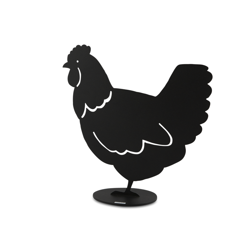Metal Sculpture Chicken - Medium Medium Eleish Van Breems Home
