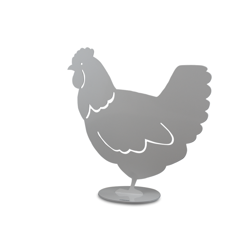 Metal Sculpture Chicken - Medium Medium Eleish Van Breems Home