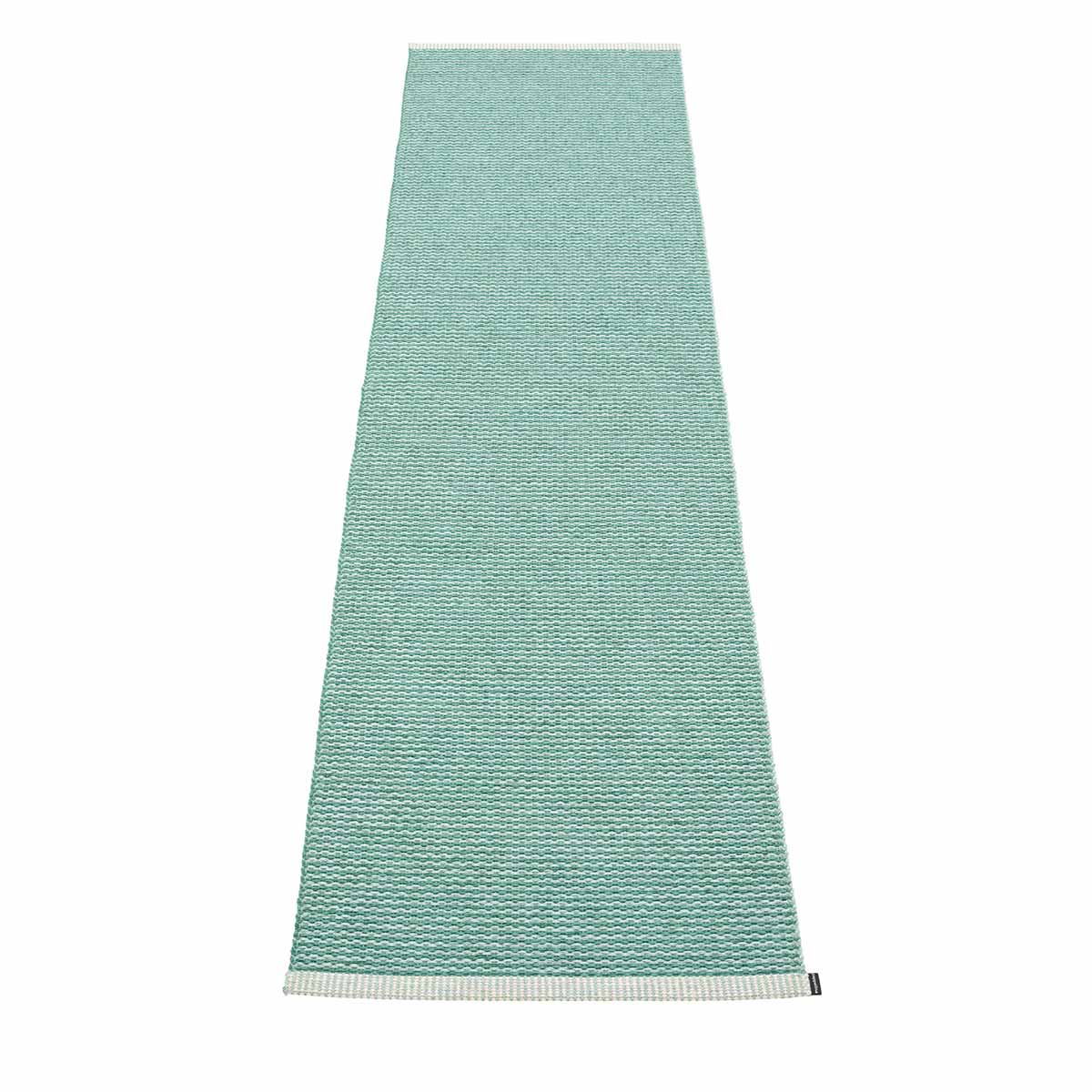 Mono Runner 2 1/4' X 6 1/2' Jade/Pale Turquoise Eleish Van Breems Home