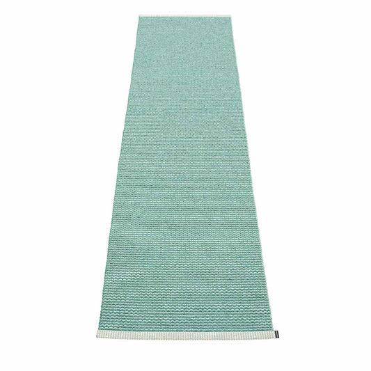 Mono Runner 2 1/4' X 6 1/2' Jade/Pale Turquoise Eleish Van Breems Home