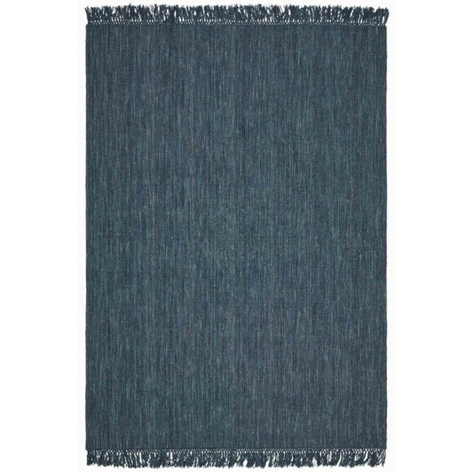 Nanda Hand Woven Rug 6'6” x 10'3” Blue Melange Eleish Van Breems Home