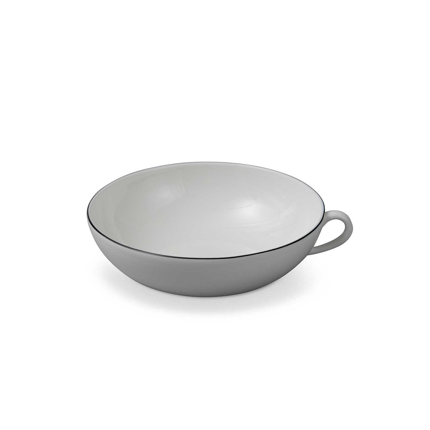 Natur Round One Handle Bowl Snowwhite Eleish Van Breems Home