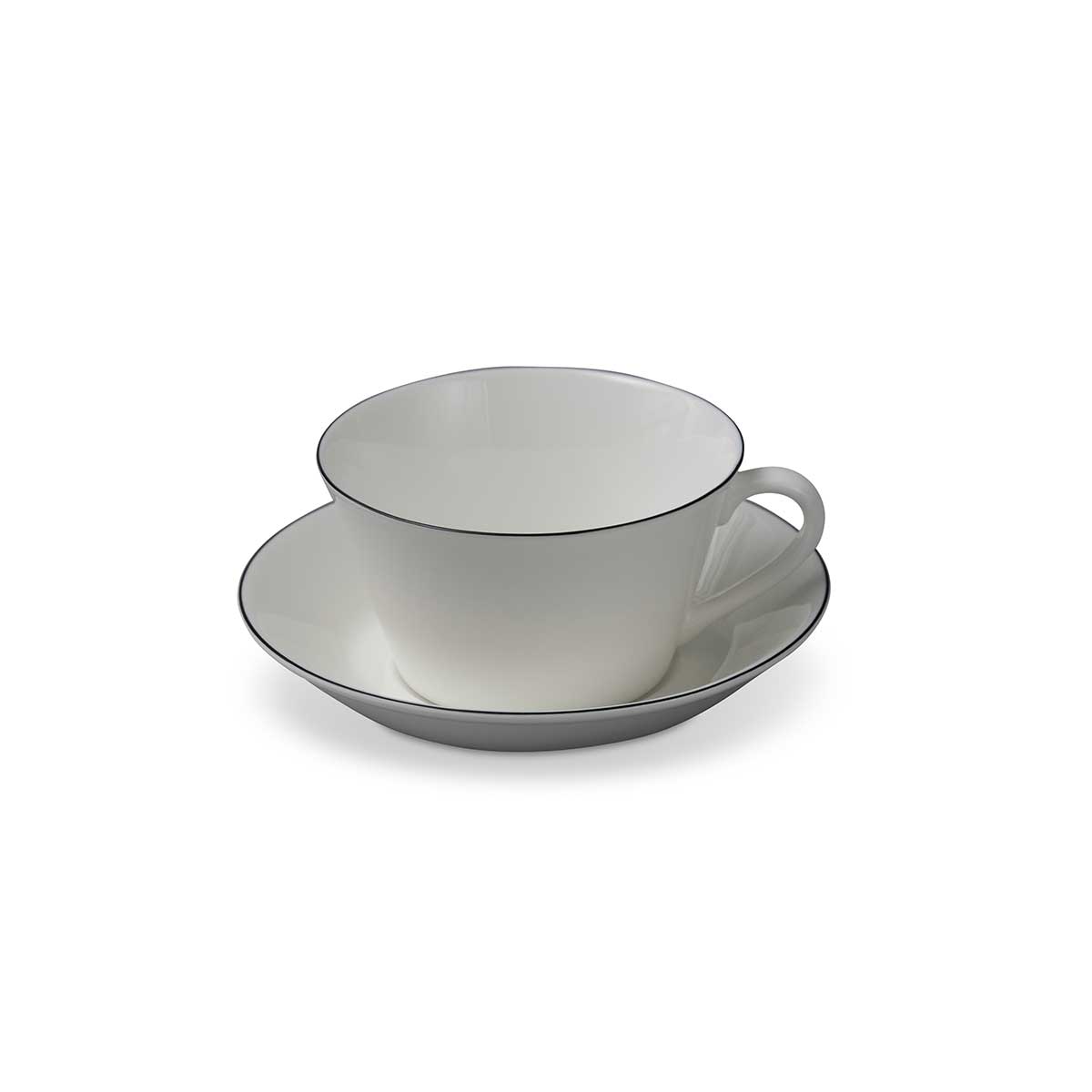 Natur Tea Cup and Saucer Snowwhite Eleish Van Breems Home