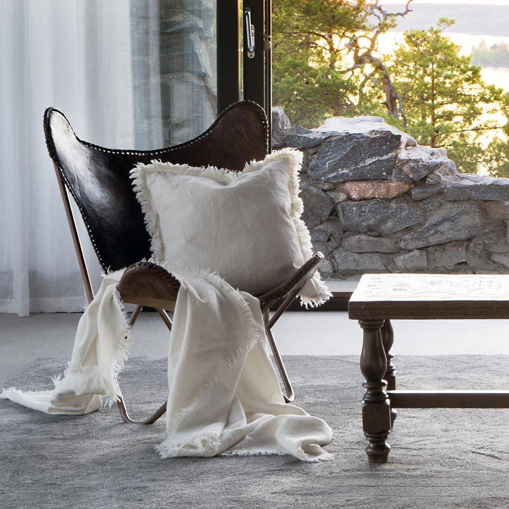 Off White Merlin Wool/Linen Pillow Eleish Van Breems Home