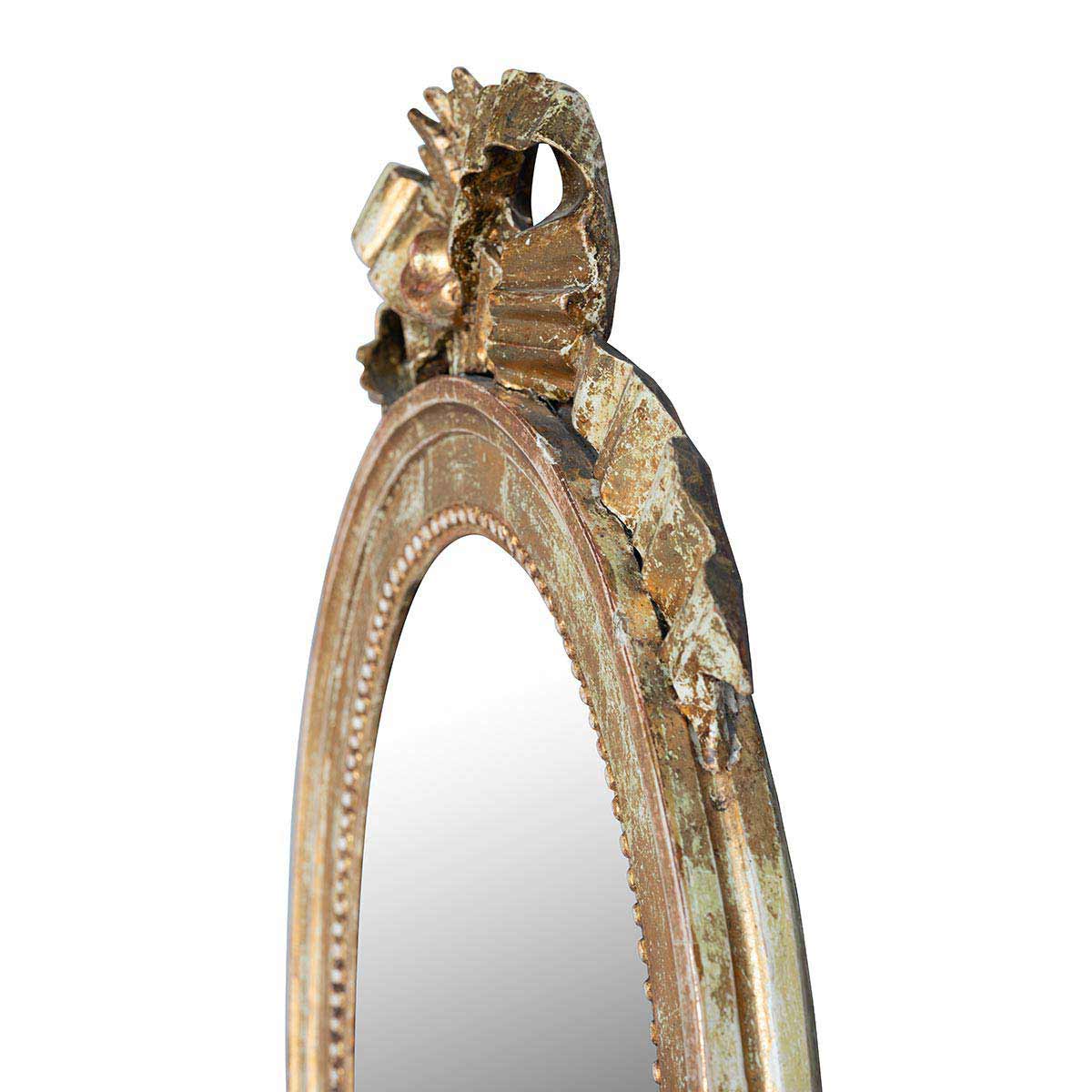 Oval Gustavian Mirror Eleish Van Breems Home
