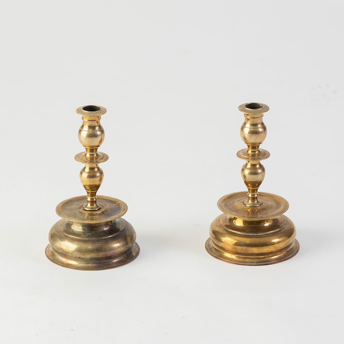 Pair of Brass Candlesticks Eleish Van Breems Home