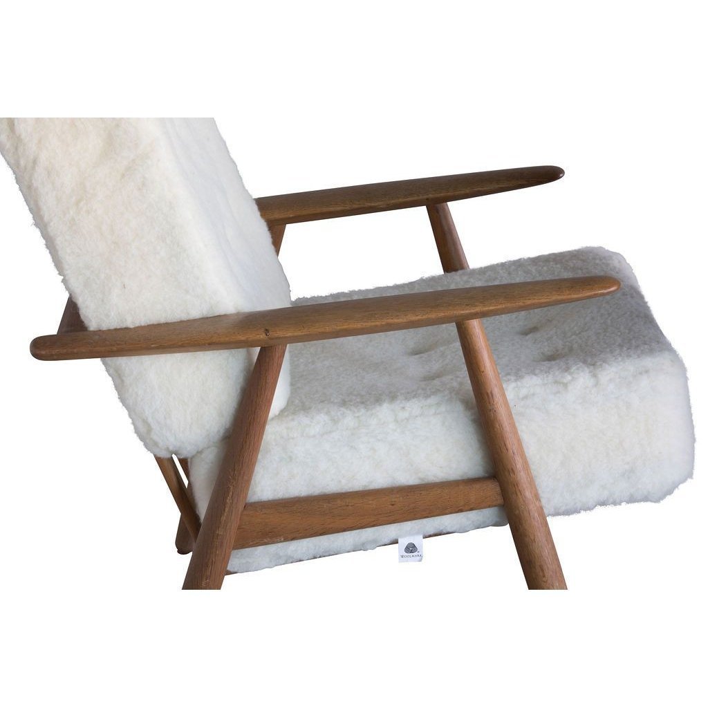 Pair of Hans Wegner Cigar Easy Chairs, Danish Mid Century Modern Eleish Van Breems Home