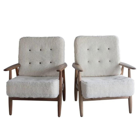 Pair of Hans Wegner Cigar Easy Chairs, Danish Mid Century Modern Eleish Van Breems Home