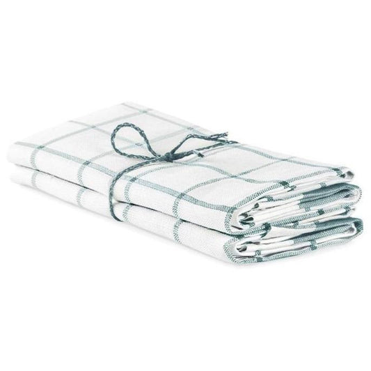 Picnic Tea Towel Off White & Ice Blue Eleish Van Breems Home