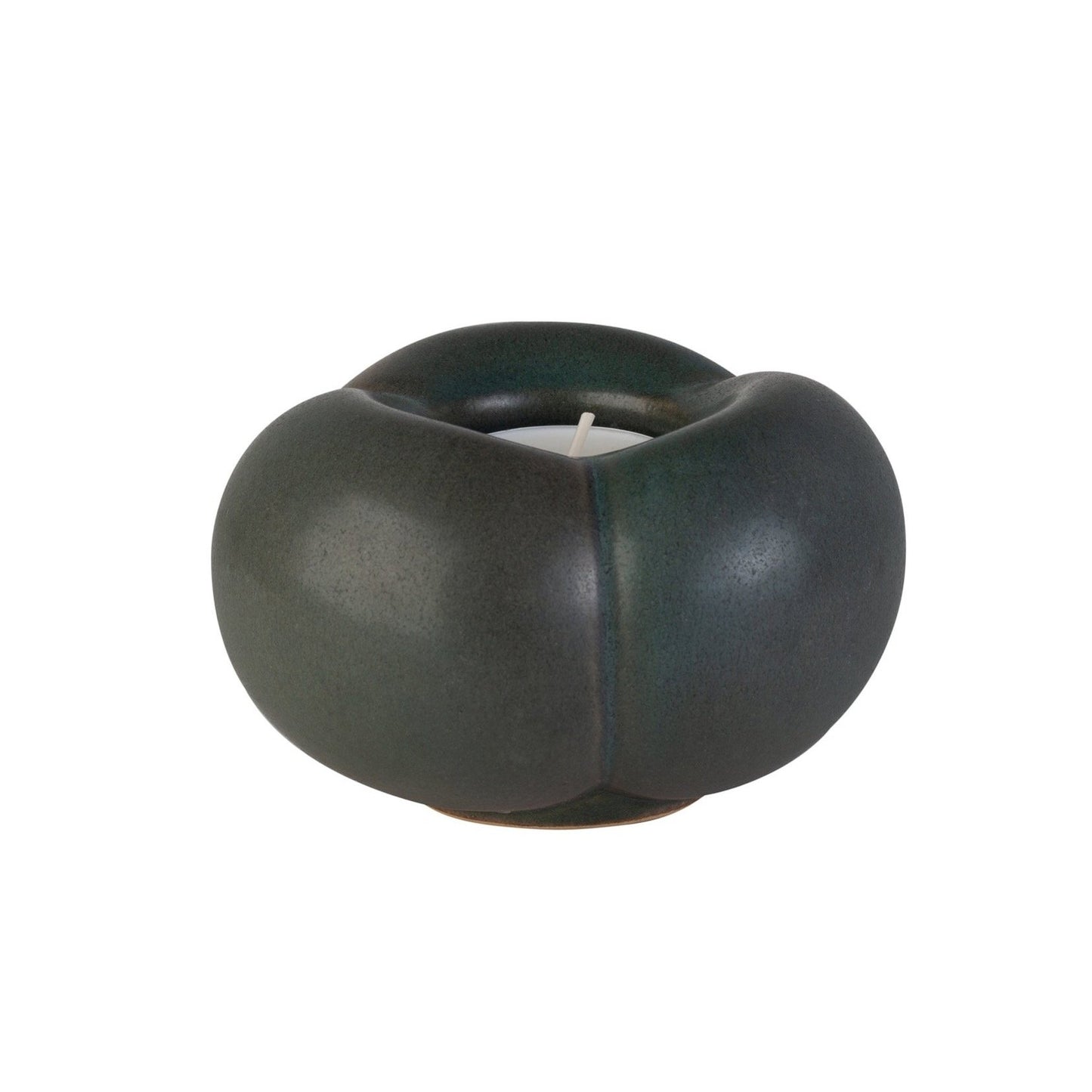 Pumpkin Clay Tealight Candle Holders Forest Grey Eleish Van Breems Home