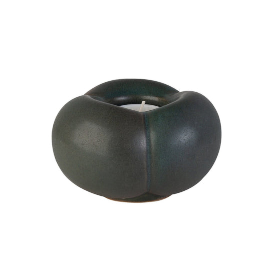Pumpkin Clay Tealight Candle Holders Forest Grey Eleish Van Breems Home